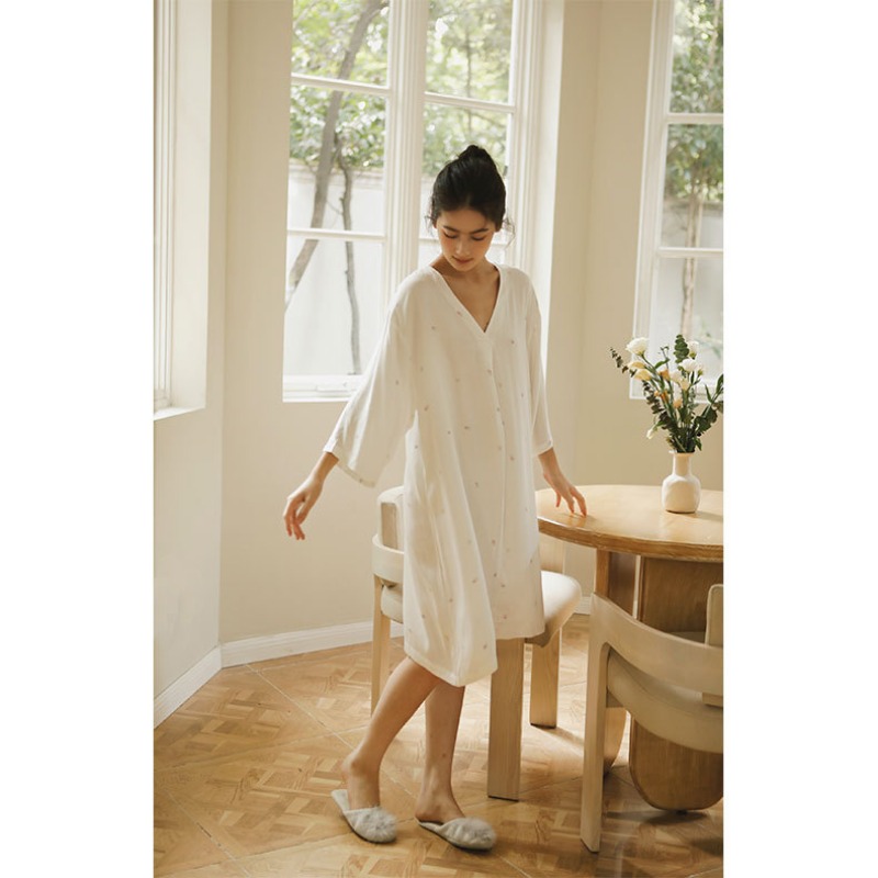 Maternity Wear - Women's Soft Breathable Viscose Lounge Dress