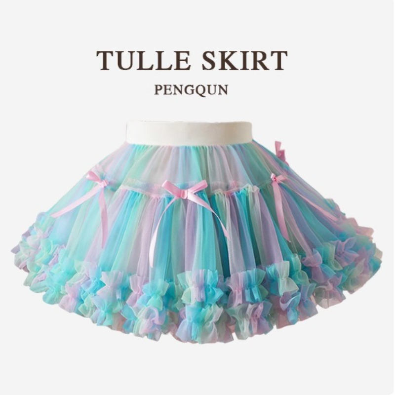 Toddler Girl Tulle Party Dress - 2026 Girls Skirts Tutu Dress Summer