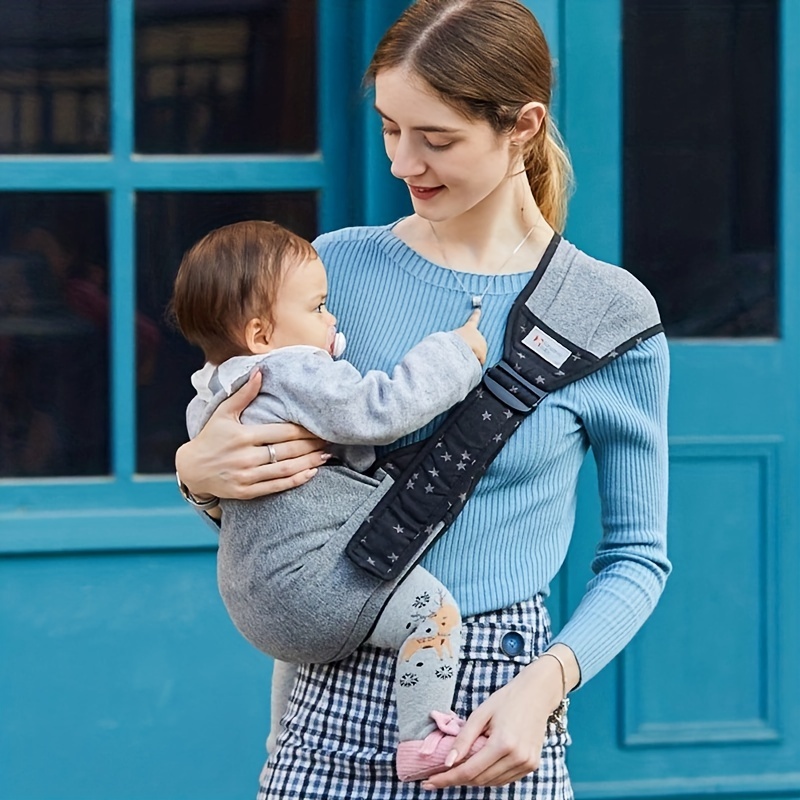 Ergonomic Baby Carrier Newborn To Toddler - Portable Baby Carrier Backpack One-shoulder Strap