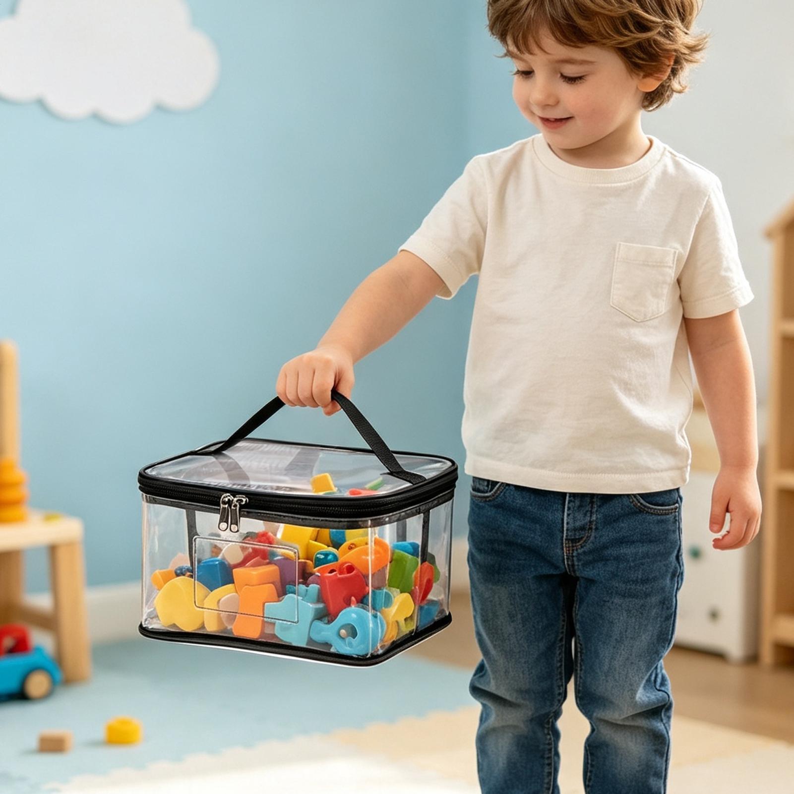 Clear Toy Storage Bags 6 Piece - Nursery recension och pris