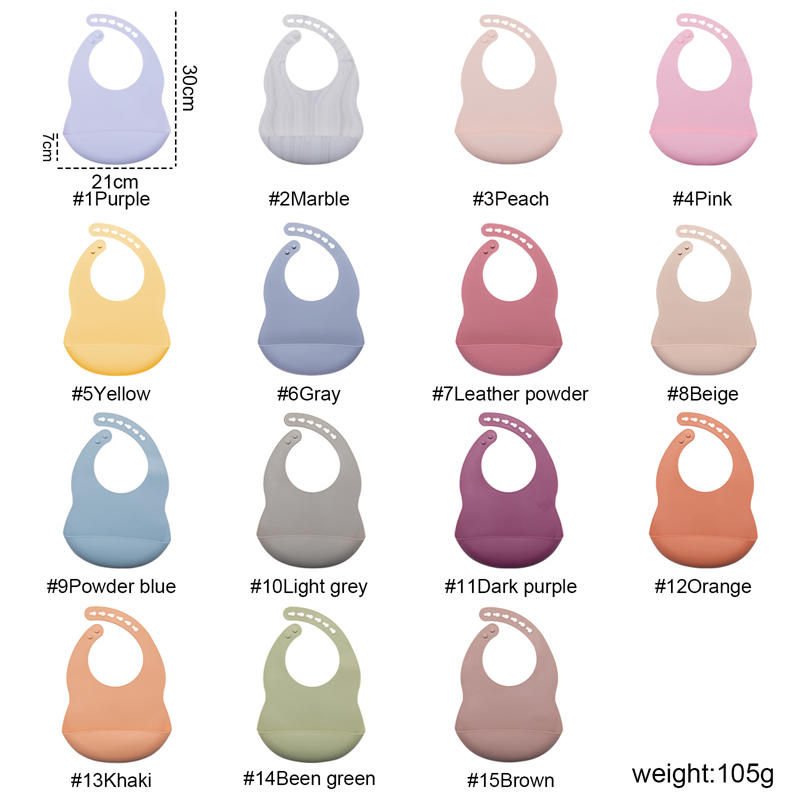 0-3 Years Baby Bib BPA Free Si - Waterproof Baby Bibs Silicone recension och pris