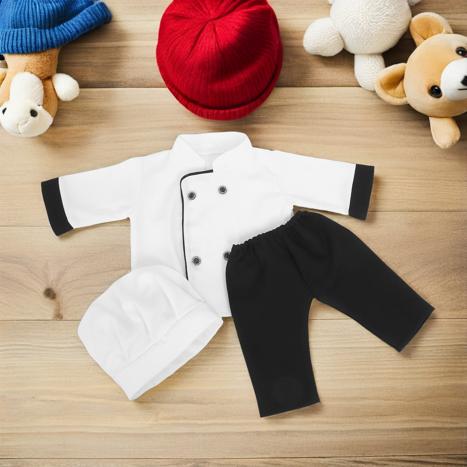 1Set Infant Chef Costume for B - Infant Photography Props Outfit recension och pris