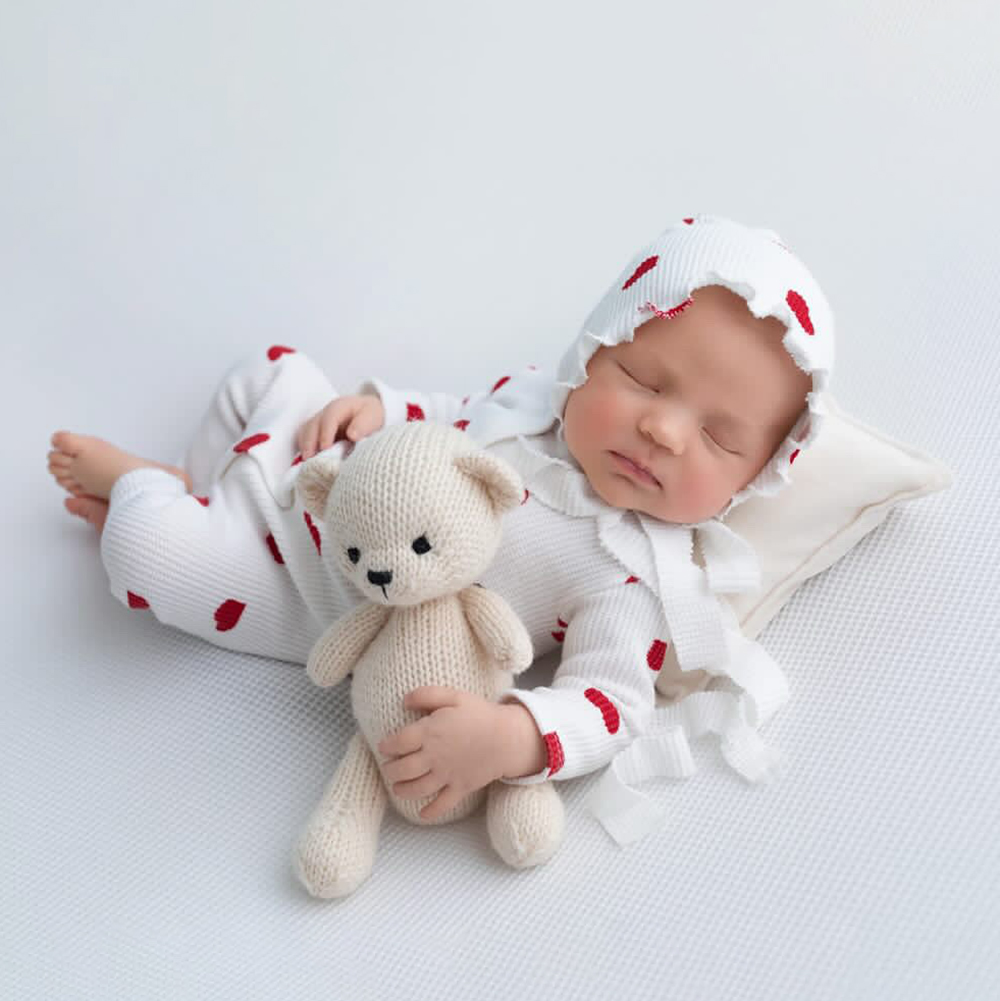Heart Theme Newborn Photograph - Infant Photography Props Outfit recension och pris