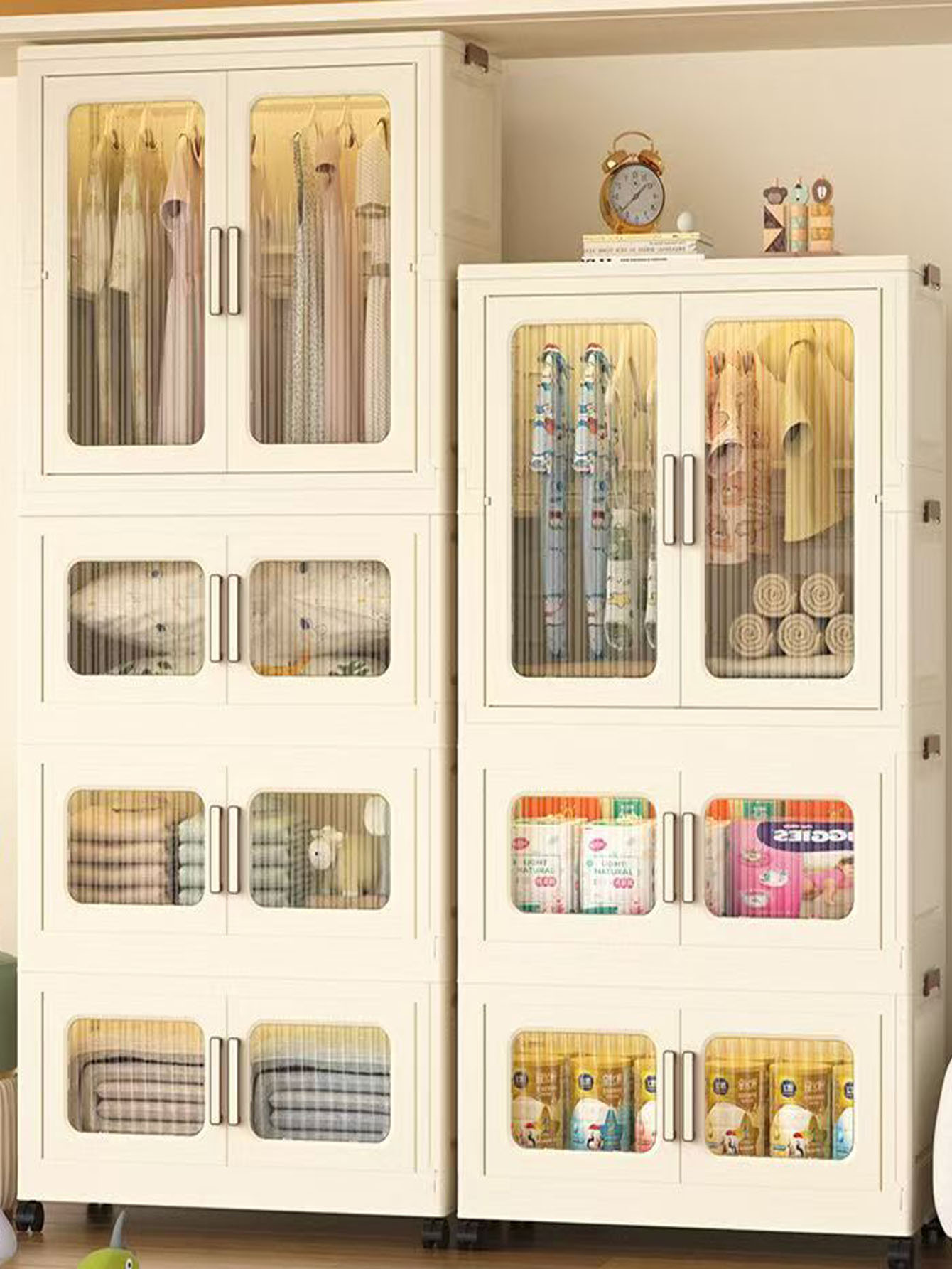 Folding storage cabinet home c - Baby Clothes recension och pris
