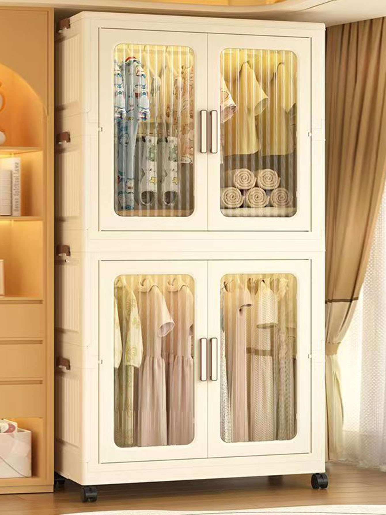 Folding storage cabinet home c - Baby Clothes recension och pris
