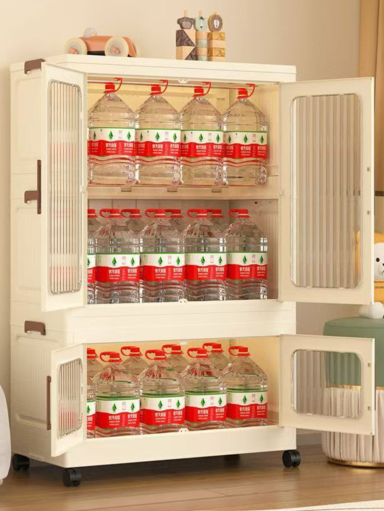 Folding storage cabinet home c - Baby Clothes recension och pris