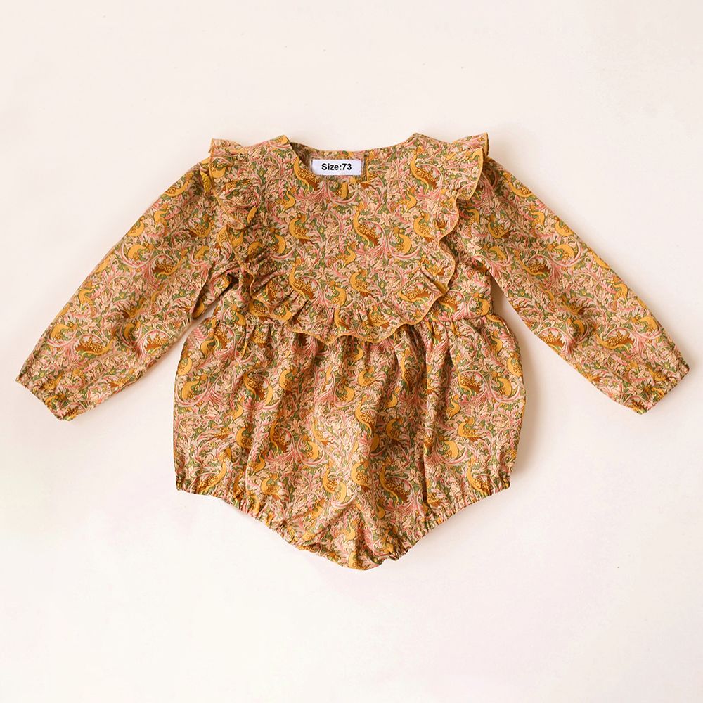 Baby Girl Clothes For 0-2Y Spr - Newborn Baby Girl Romper Floral recension och pris