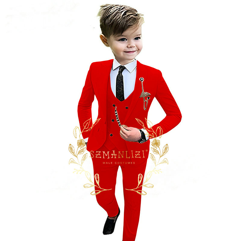 Kids Boys Beige Blazer Vest Pa - Baby Boy Suit Set Baptism recension och pris