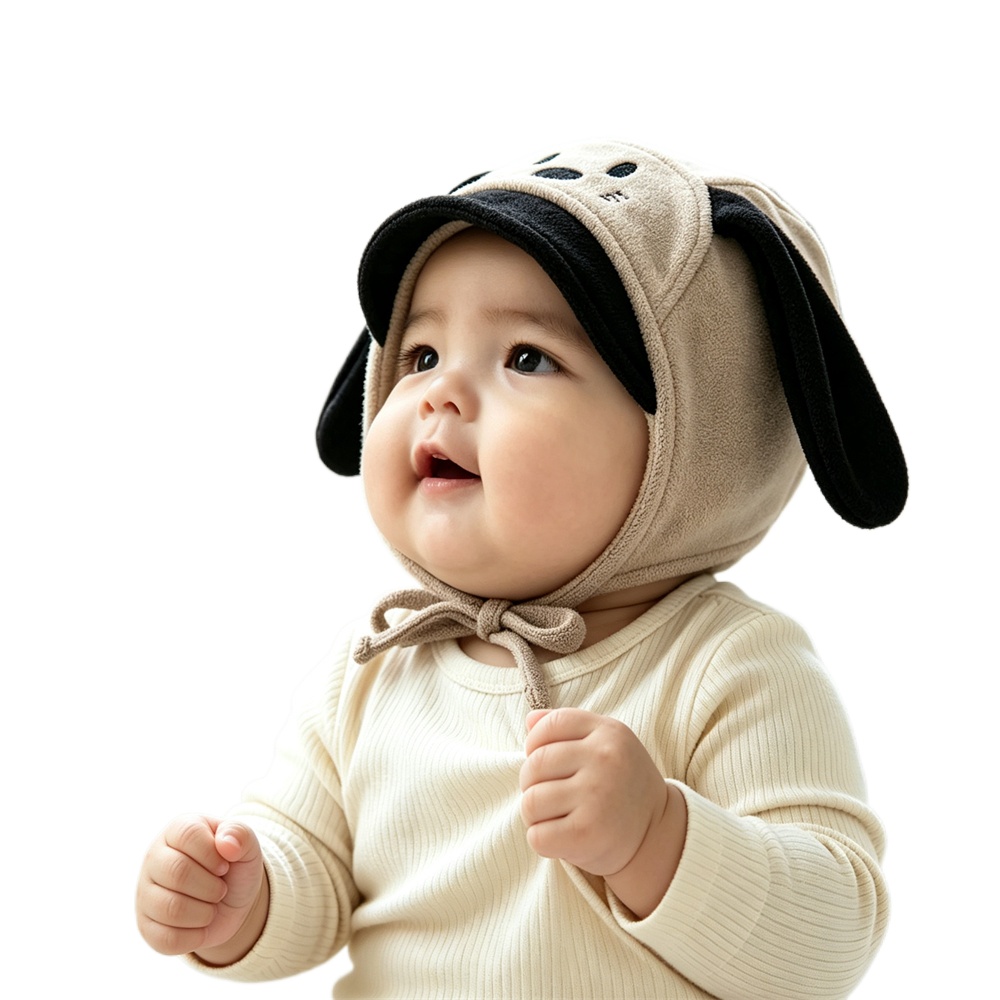 Cartoon Dog Ear Cotton Baby Ha - Infant Beanie Hat With Ears recension och pris