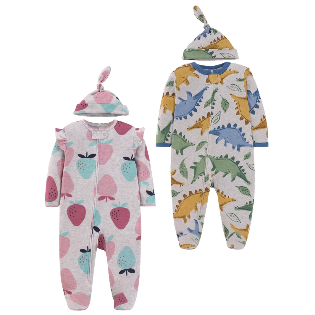 Newborn Baby Pure Cotton Rompe - Cotton Baby Onesies Zipper recension och pris
