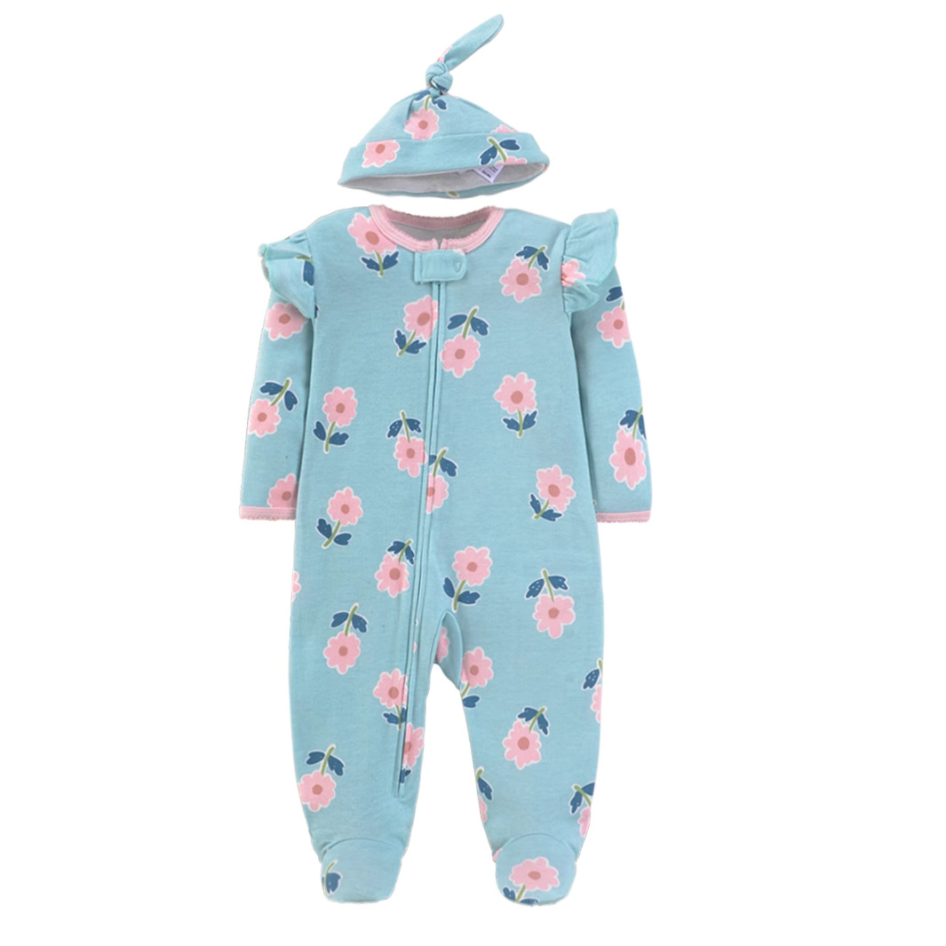 Newborn Baby Pure Cotton Rompe - Cotton Baby Onesies Zipper recension och pris