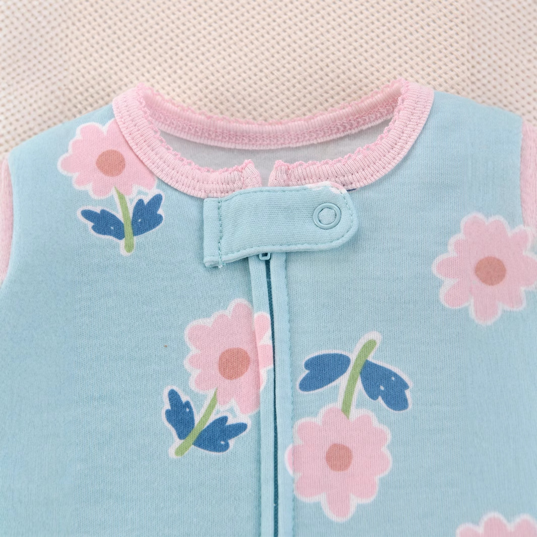 Newborn Baby Pure Cotton Rompe - Cotton Baby Onesies Zipper recension och pris