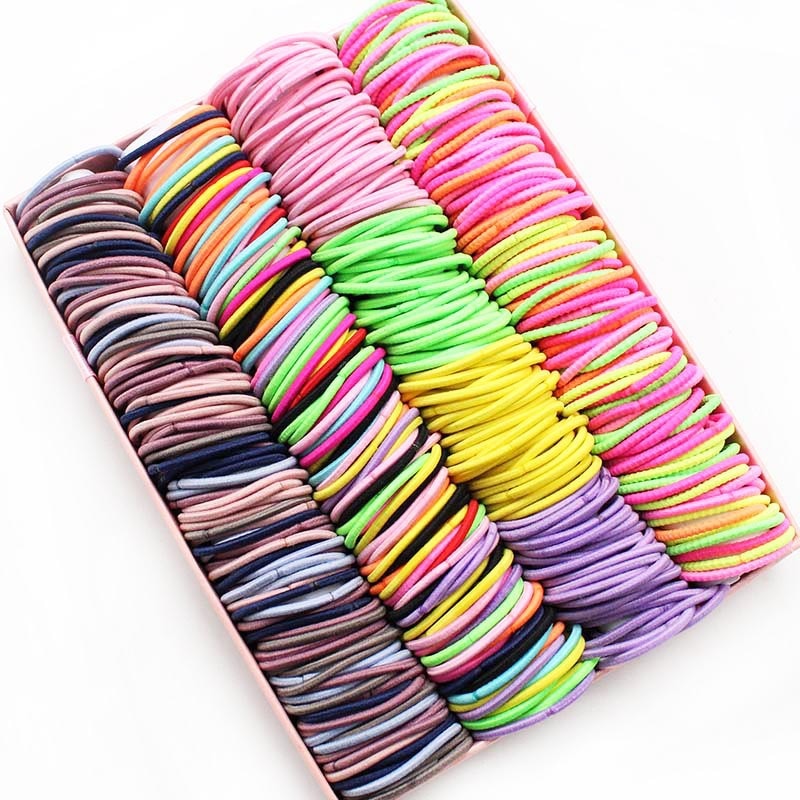 100pcs Hair Bands Girl Candy C - Baby Gear recension och pris