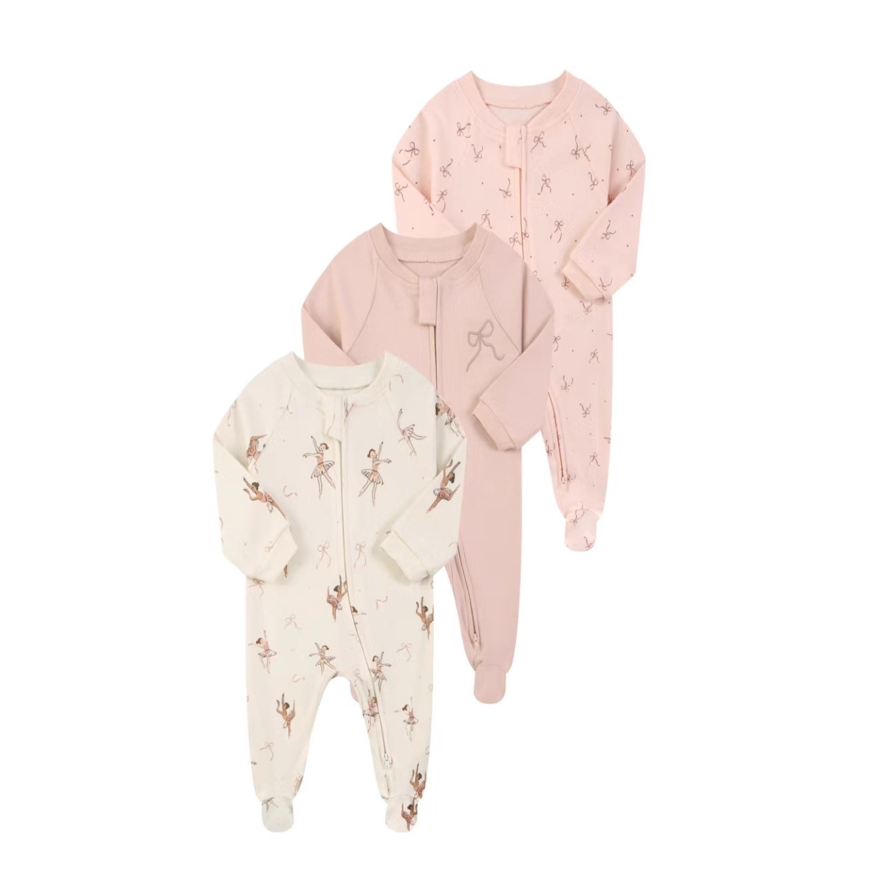 Somenie Spring Autumn Long Sle - Cotton Baby Onesies Zipper recension och pris