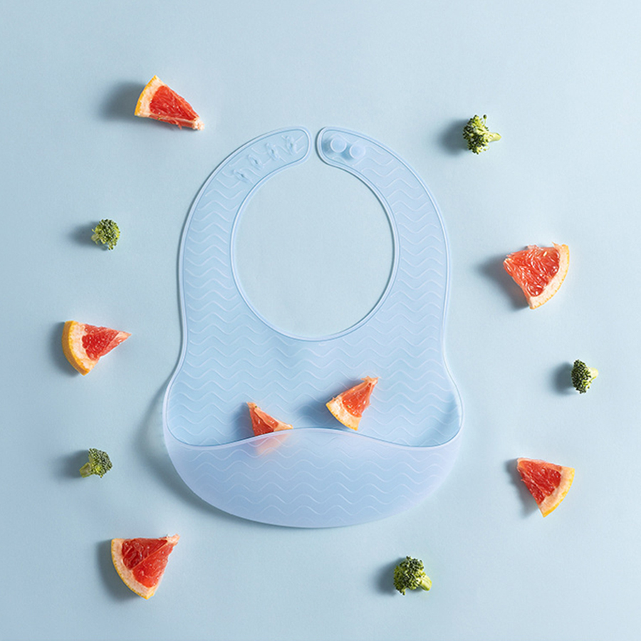 1pc BabySilicone Jelly Bib Ult - Waterproof Baby Bibs Silicone recension och pris