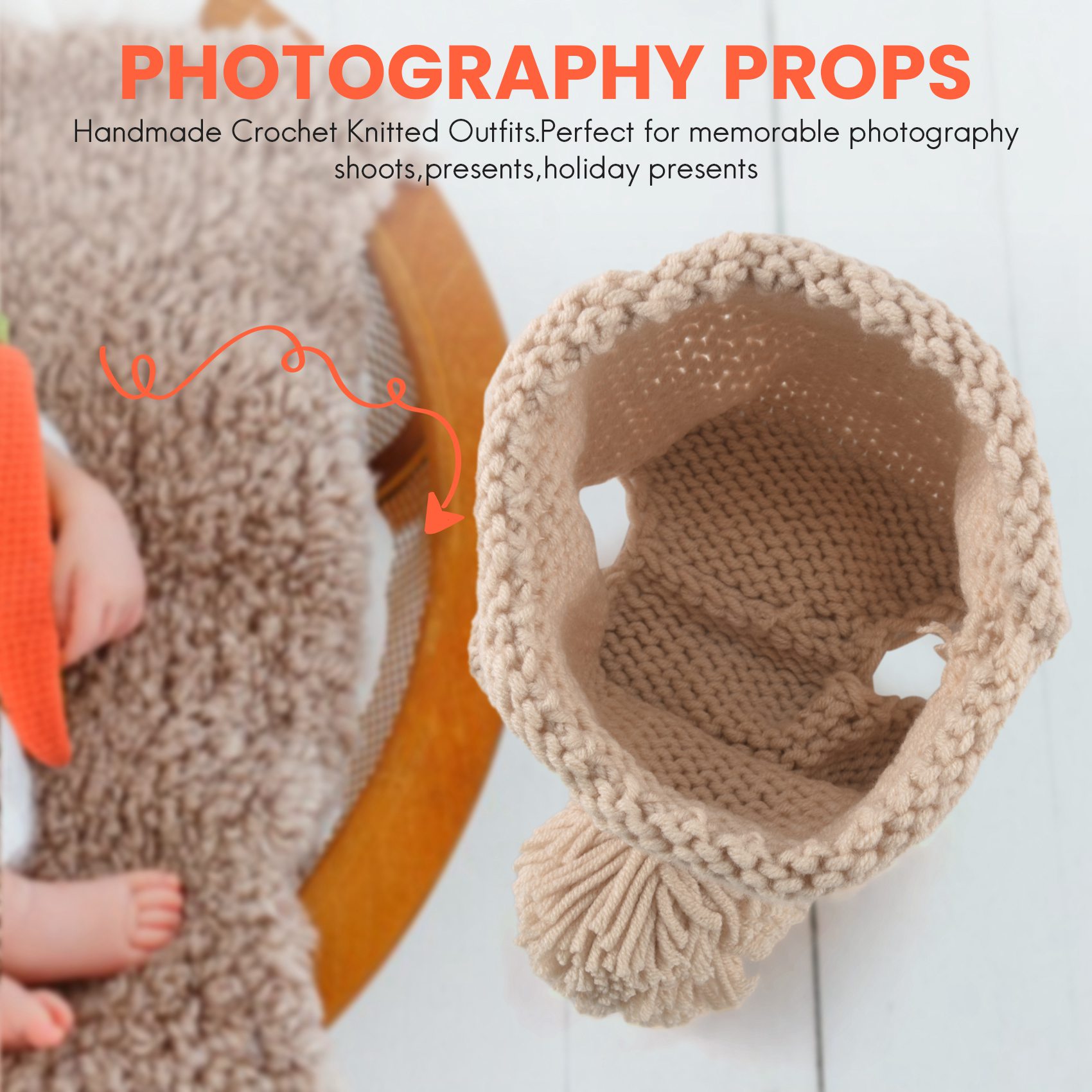 ABJA-Newborn Baby Photography  - Infant Photography Props Outfit recension och pris