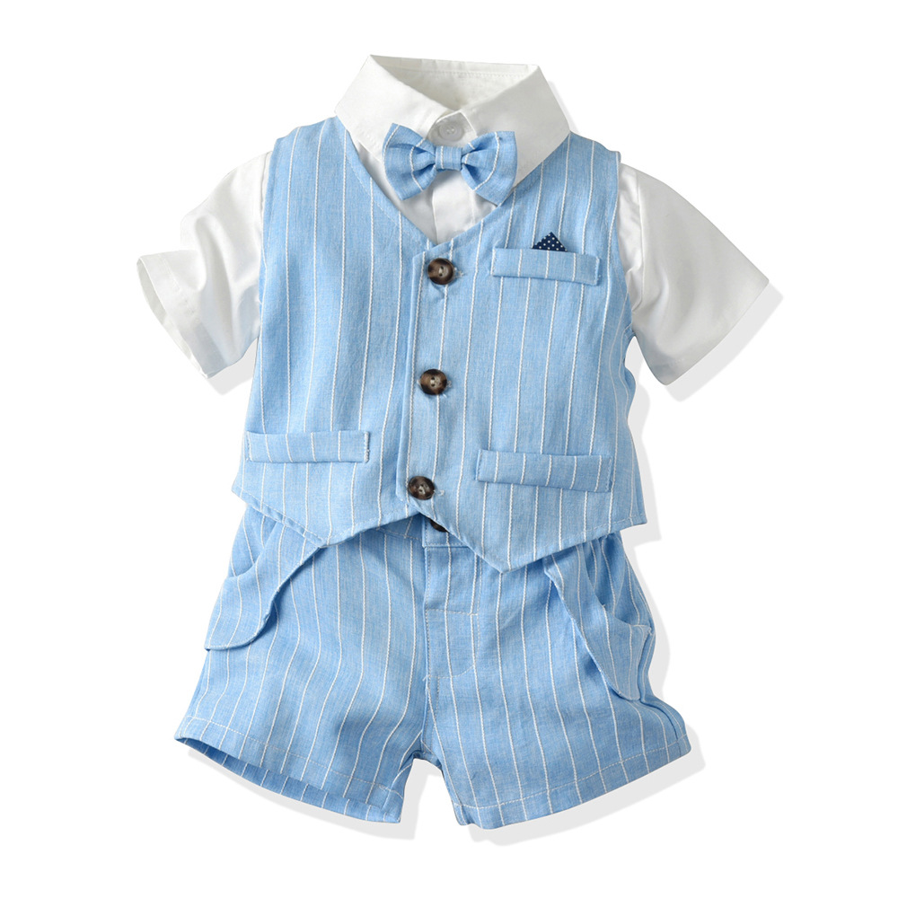 Infant British Gentleman Outfi - Baby Boy Suit Set Baptism recension och pris