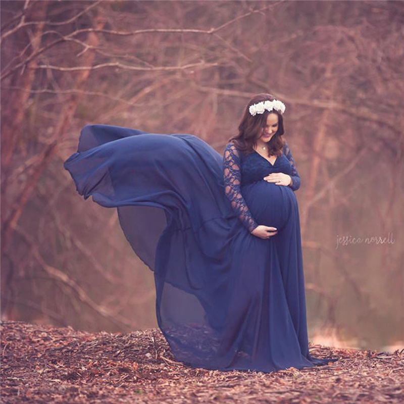 New Lace Chiffon Maternity Pho - Maternity Wear recension och pris