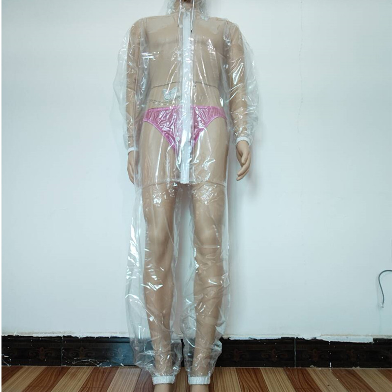 Sexy PVC Transparent Zipper Pl - Diapering recension och pris