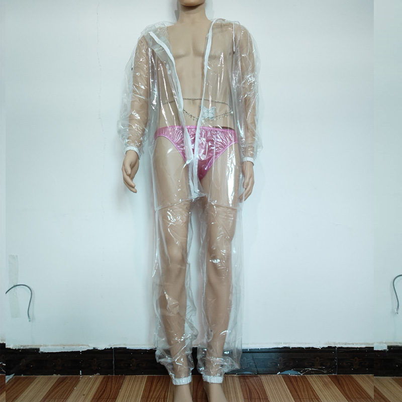 Sexy PVC Transparent Zipper Pl - Diapering recension och pris