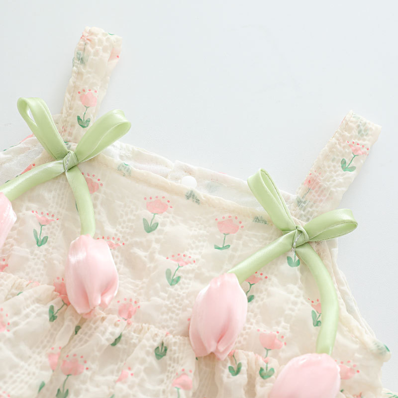 2026 Baby Girl Summer Princess - Newborn Baby Girl Romper Floral recension och pris