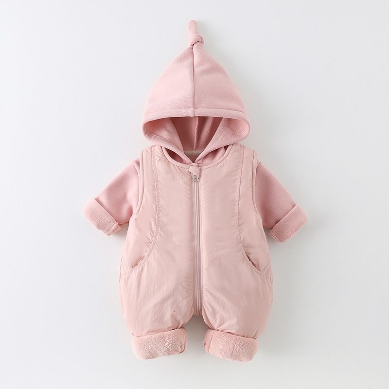 Winter Thickened Cotton Baby R - Cotton Baby Onesies Zipper recension och pris