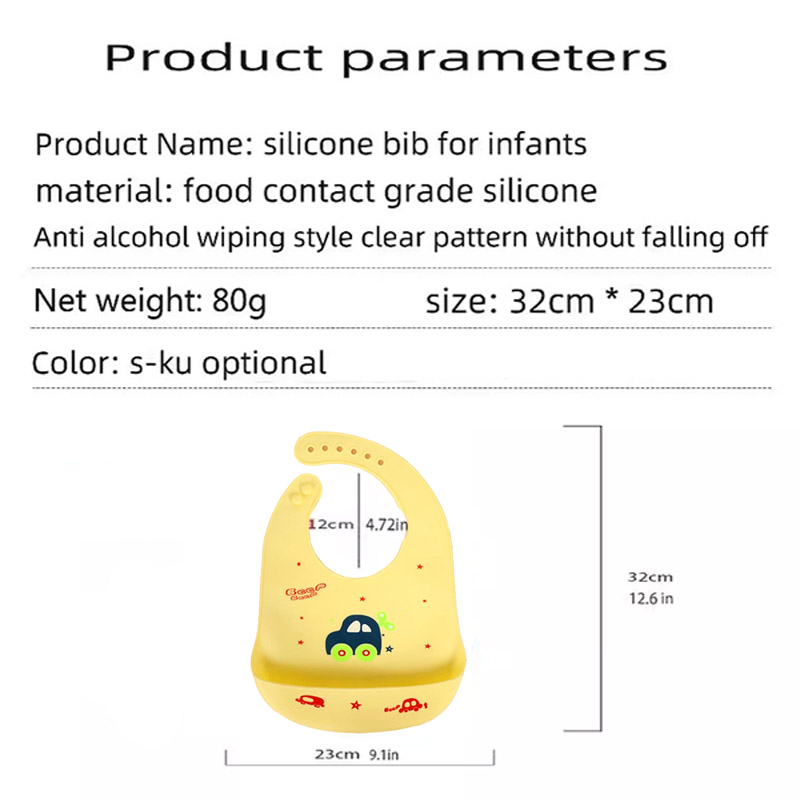 Silicone Baby Feeding Bib Wate - Waterproof Baby Bibs Silicone recension och pris