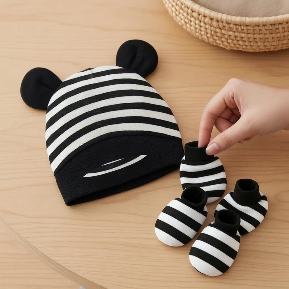 Baby Scratch Mittens Booties N - Infant Beanie Hat With Ears recension och pris