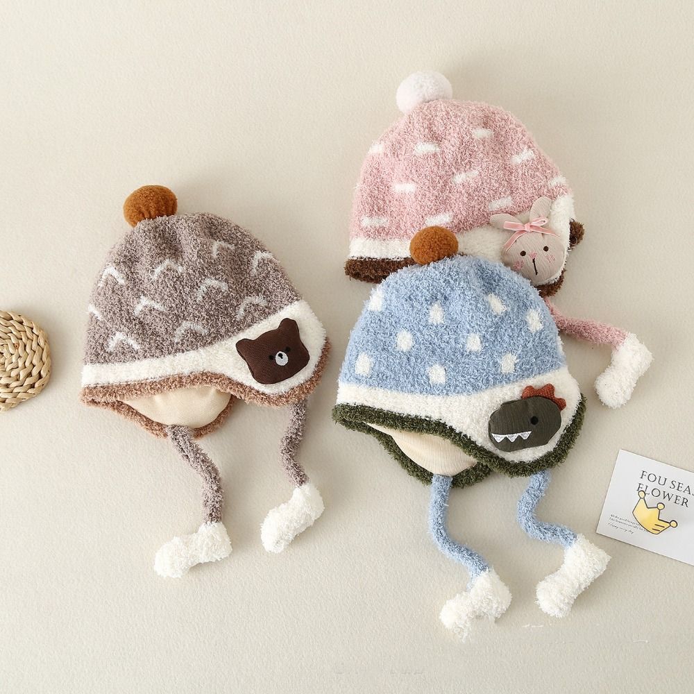 Lovely Windproof Baby Ear Prot - Infant Beanie Hat With Ears recension och pris