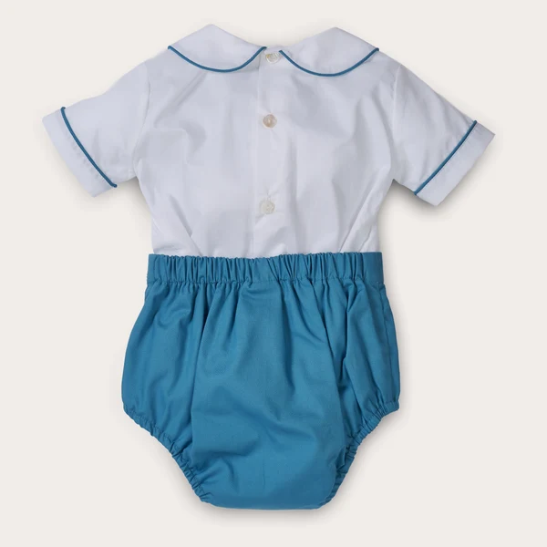 0-6Y Summer Baby Boy Hand Smoc - Baby Boy Suit Set Baptism recension och pris