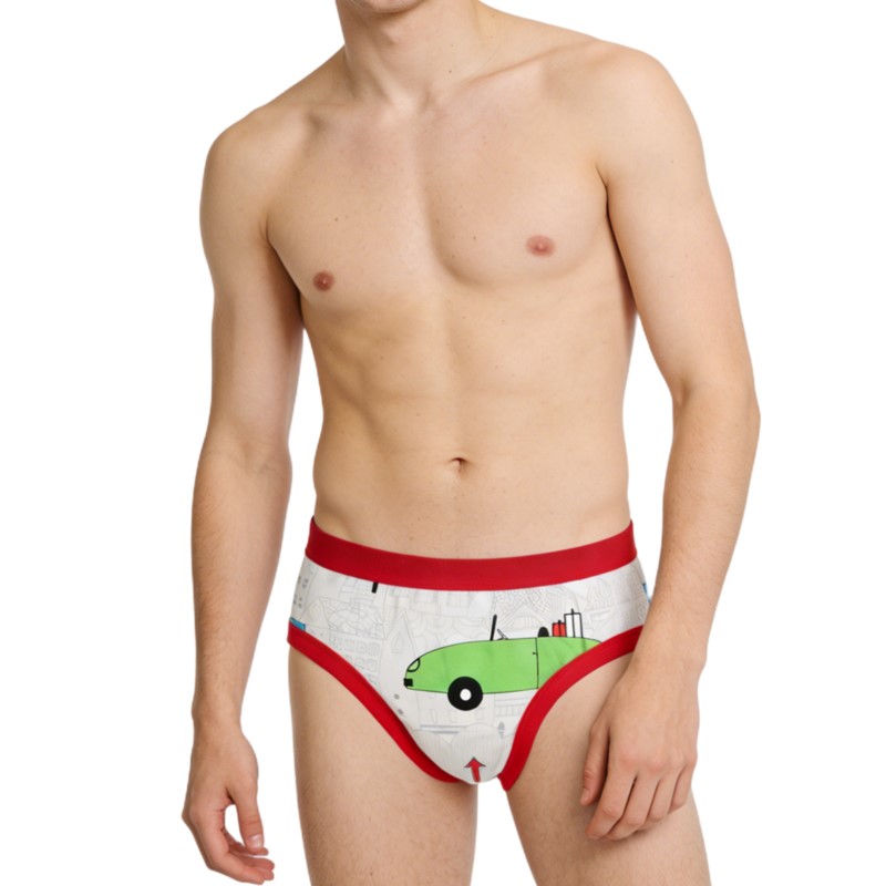 Man's Cute Cartoon Pattern Bri - Diapering recension och pris