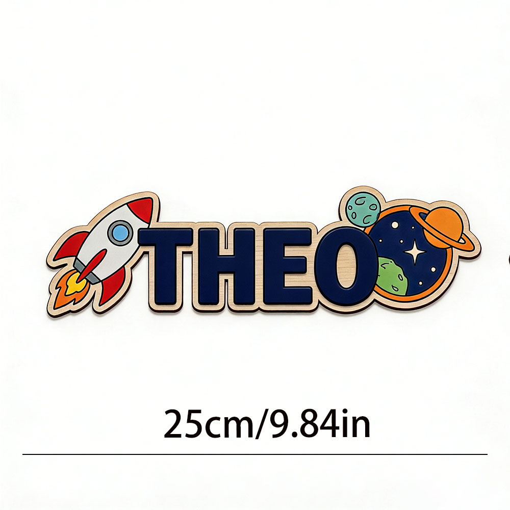 Personalized Space Rocket Name - Nursery recension och pris