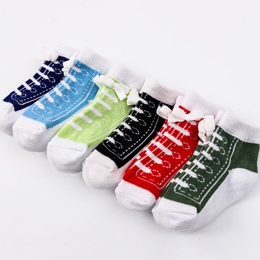 6Pairs Cotton Baby Socks Creat - Unisex Baby Socks Non Slip recension och pris