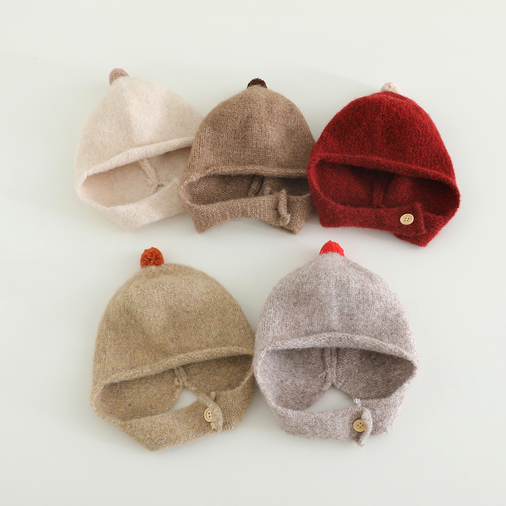 Winter Knitted Baby Earflap Ha - Infant Beanie Hat With Ears recension och pris