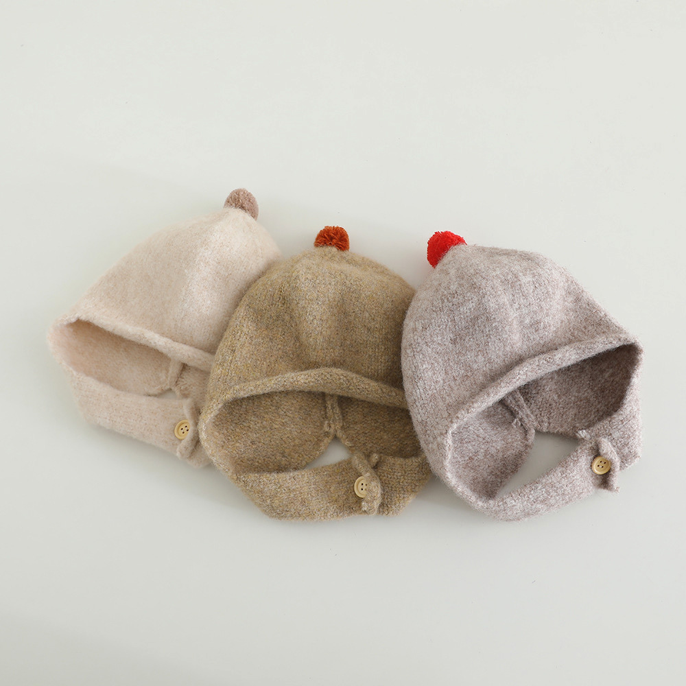 Winter Knitted Baby Earflap Ha - Infant Beanie Hat With Ears recension och pris