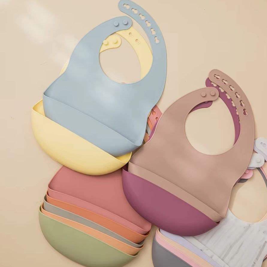 Baby Bibs for Mealtime Waterpr - Waterproof Baby Bibs Silicone recension och pris