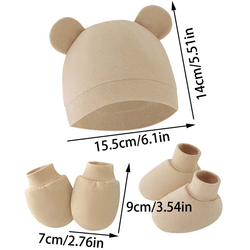 2026 Baby Hat Glove Socks Newb - Infant Beanie Hat With Ears recension och pris
