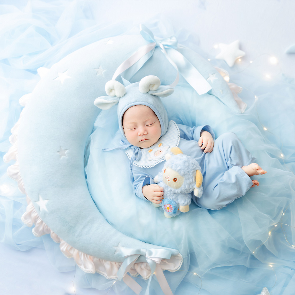 Blue Sheep Newborn Photography - Infant Photography Props Outfit recension och pris