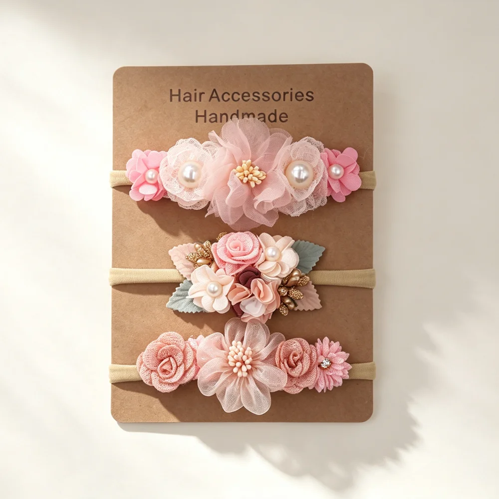 3pcs Baby Girl Elastic Headban - Baby Gear recension och pris