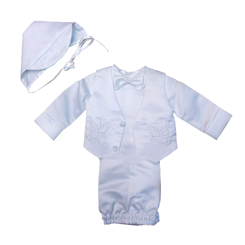 Baptism Clothes Babies Boys Wh - Baby Boy Suit Set Baptism recension och pris