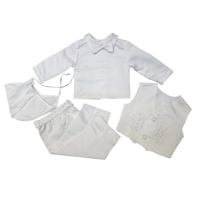 Baptism Clothes Babies Boys Wh - Baby Boy Suit Set Baptism recension och pris