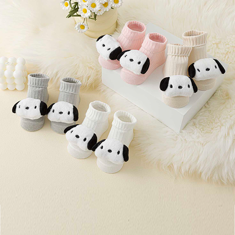 1 Pair of Cute Cartoon Childre - Unisex Baby Socks Non Slip recension och pris