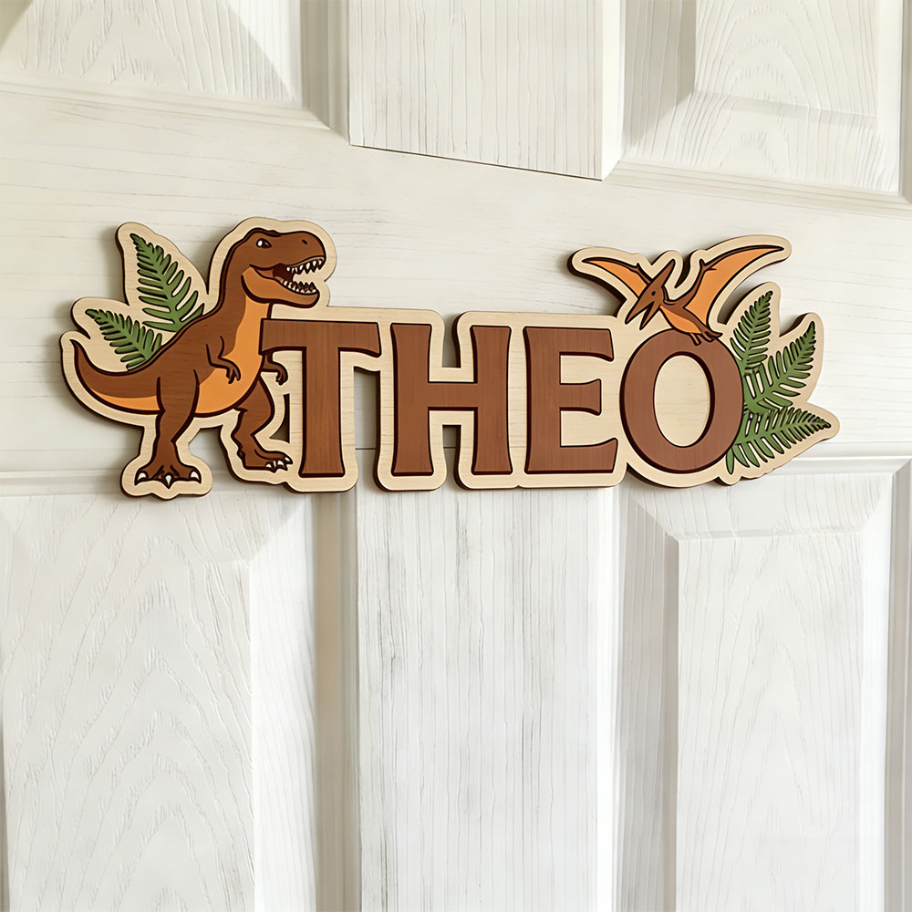 Personalized Dinosaur Name Sig - Nursery recension och pris
