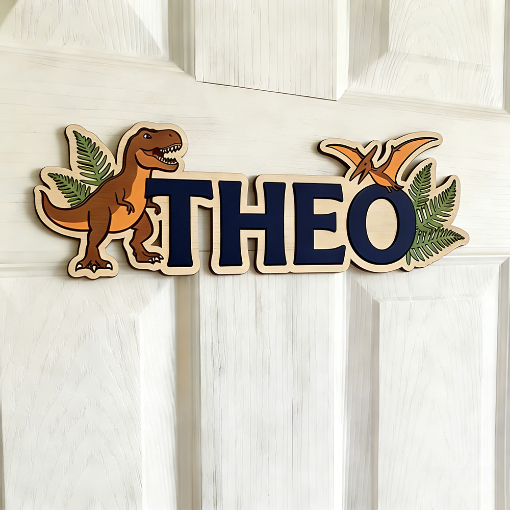 Personalized Dinosaur Name Sig - Nursery recension och pris