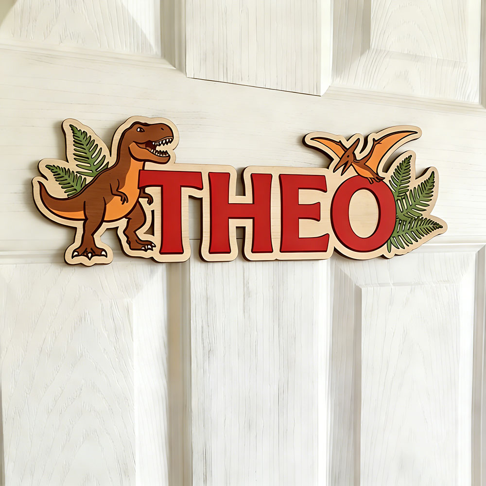 Personalized Dinosaur Name Sig - Nursery recension och pris