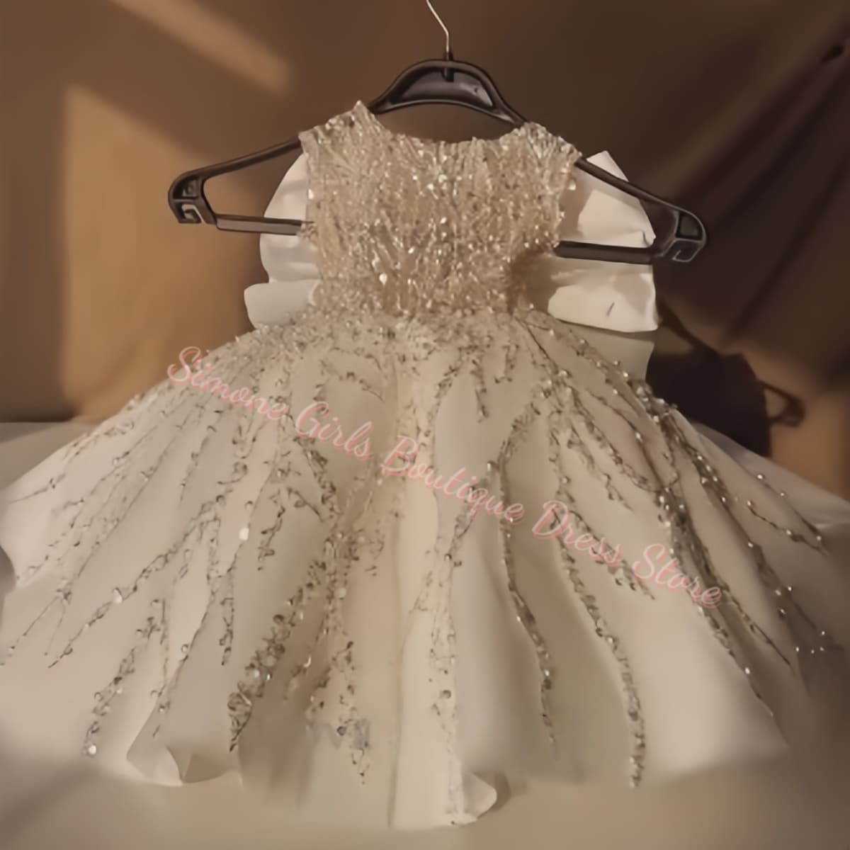 Flower Girl Dress Luxury Beade - Toddler Girl Tulle Party Dress recension och pris