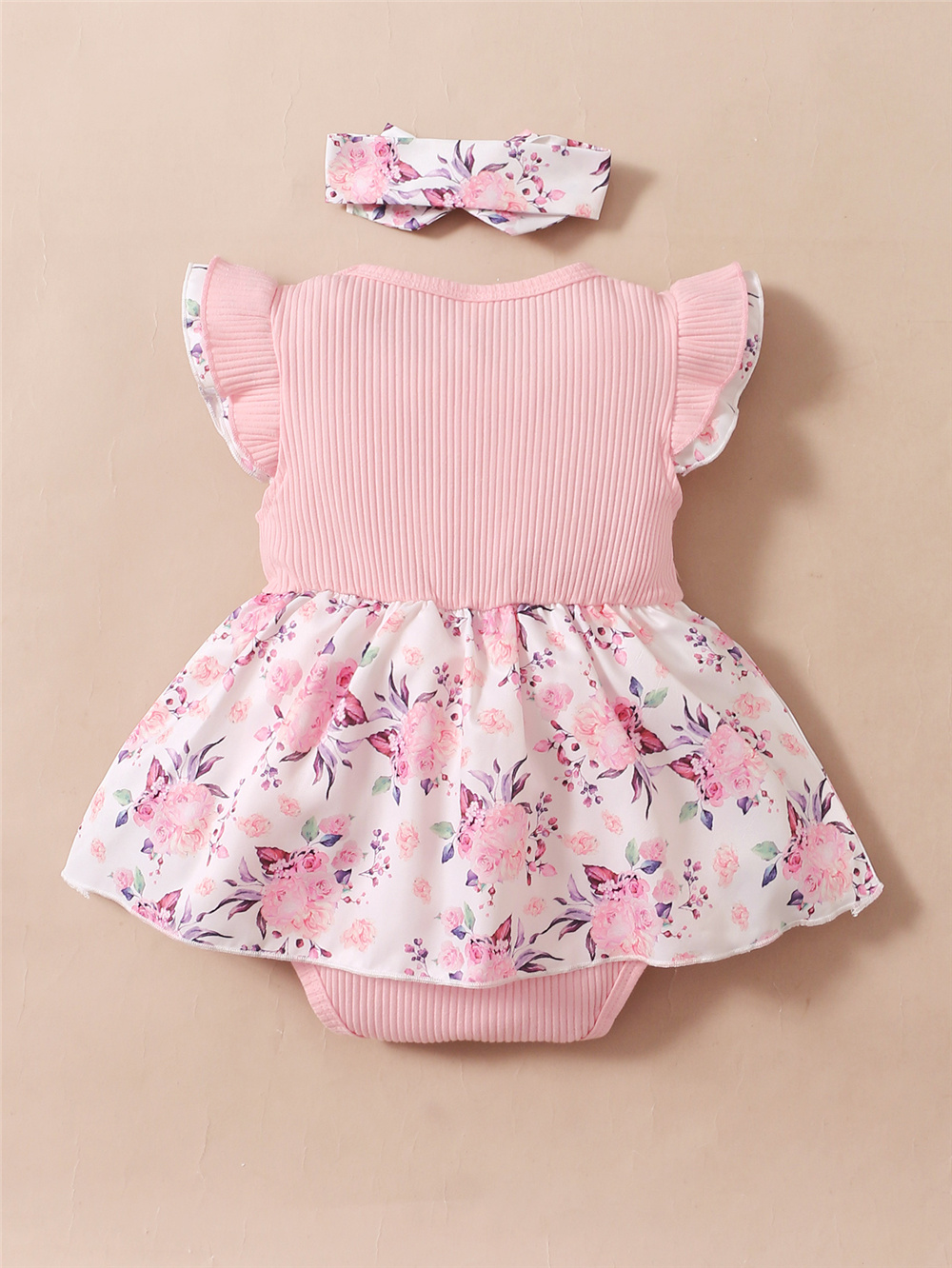 0-18 Months Baby Girl Floral R - Newborn Baby Girl Romper Floral recension och pris