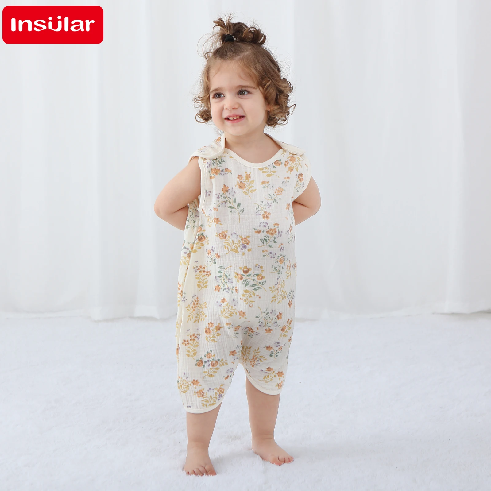 INSULAR Newborn Baby Girl Body - Newborn Baby Girl Romper Floral recension och pris