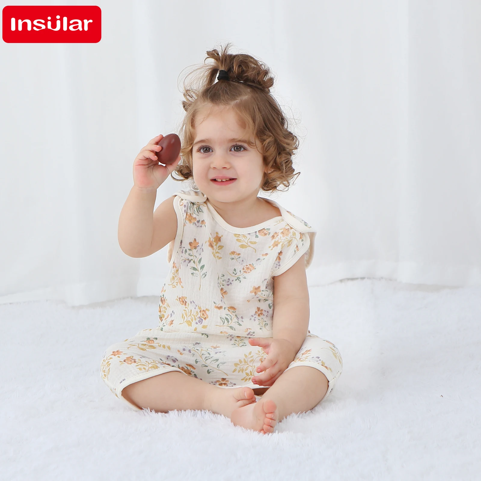 INSULAR Newborn Baby Girl Body - Newborn Baby Girl Romper Floral recension och pris