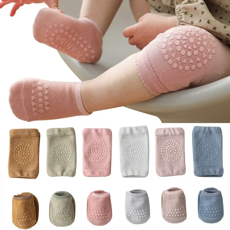 1 Set Baby Socks & Kneepads Se - Unisex Baby Socks Non Slip recension och pris